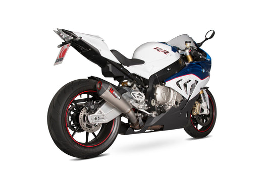 Scorpion RBM74TEO BMW S1000 RR Serket Taper Slip-On - Titanium Sleeve | ML Performance US US