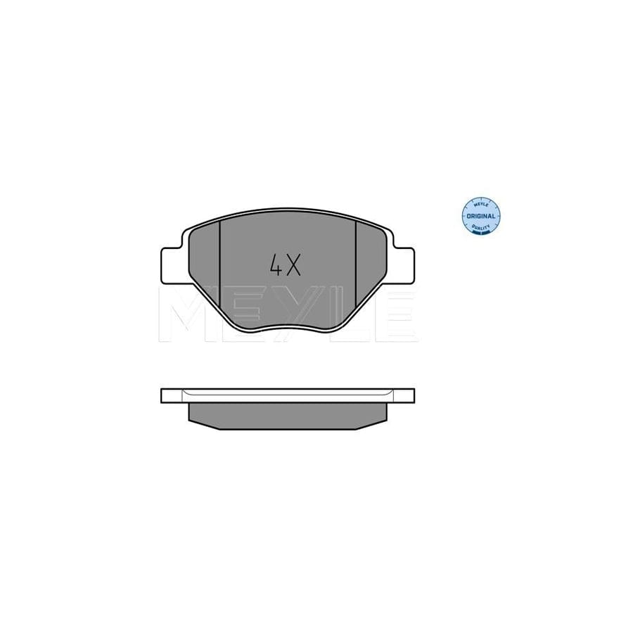 Meyle 025 239 3418 Brake Pad Set For Renault Megane