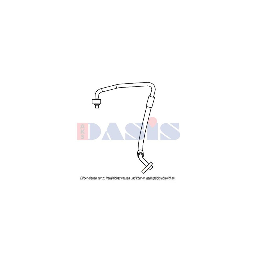 AKS Dasis 885859N High Pressure Line, Air Conditioning