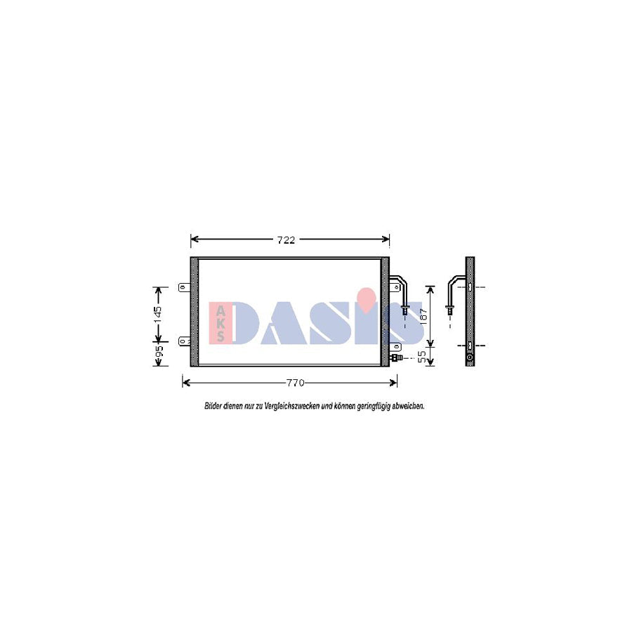 AKS Dasis 522610N Air Conditioning Condenser