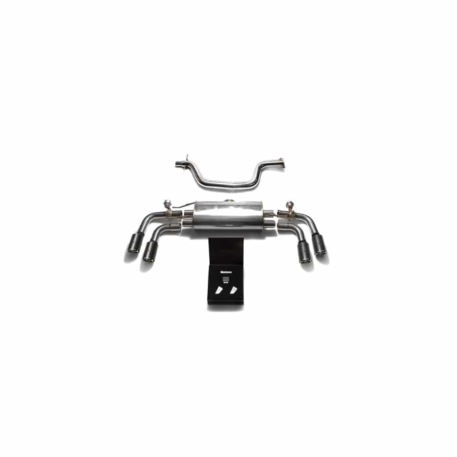 Armytrix AU8JT-QC11 Valvetronic Exhaust System Audi TT MK2 8J 2007-2014 with Quad Carbon Fiber 3.5"