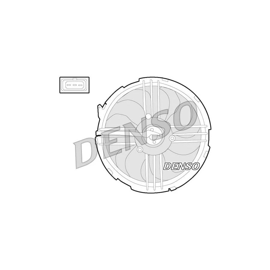 DENSO DER32009 Fan, Radiator