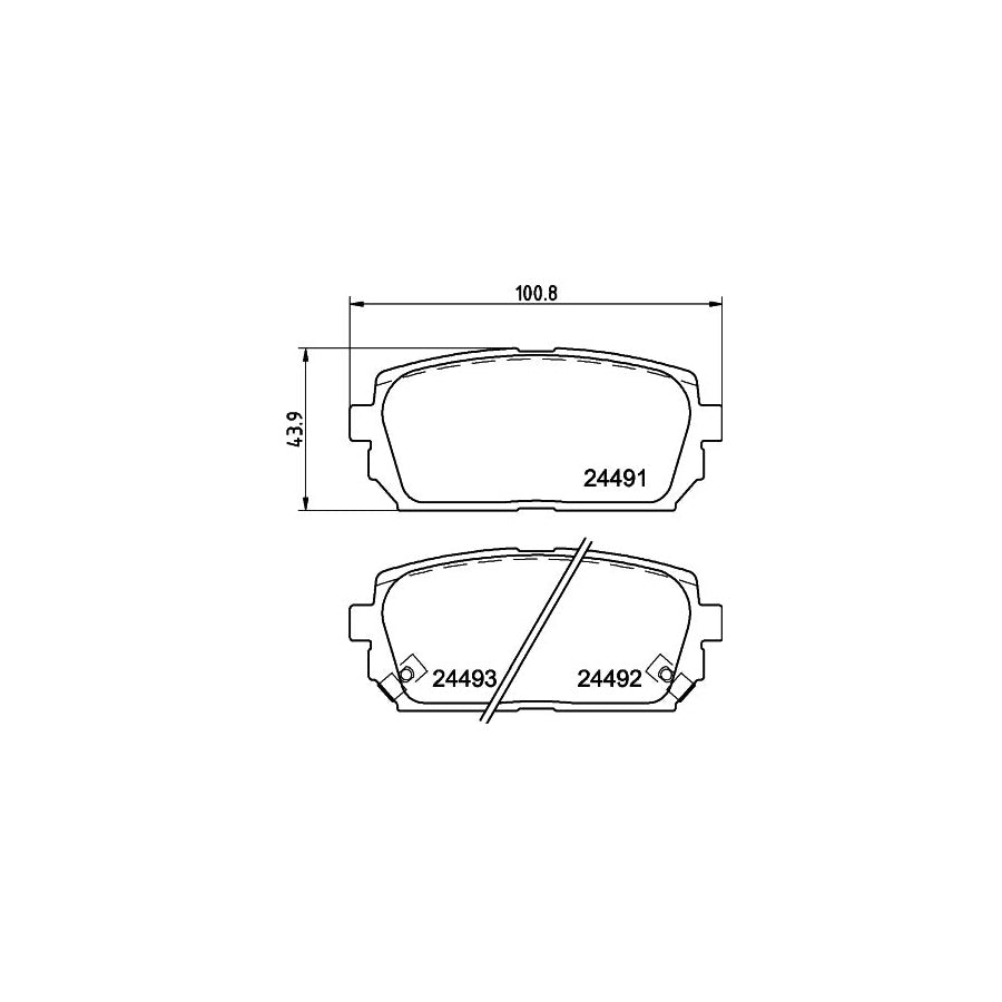 Hella 8MP 376 807-181 Water Pump