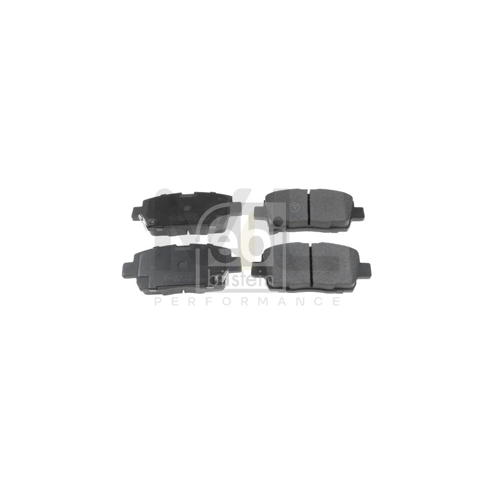 Febi Bilstein 175212 Brake Pad Set Front Axle, With Acoustic Wear Warning