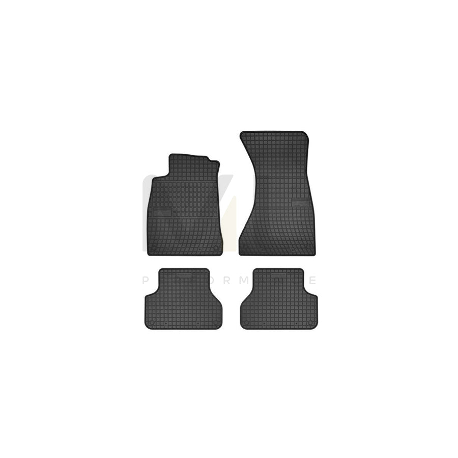 FROGUM Tailored 547143 Floor mat set Elastomer, Front and Rear, Quantity: 4, Black, (LHD)