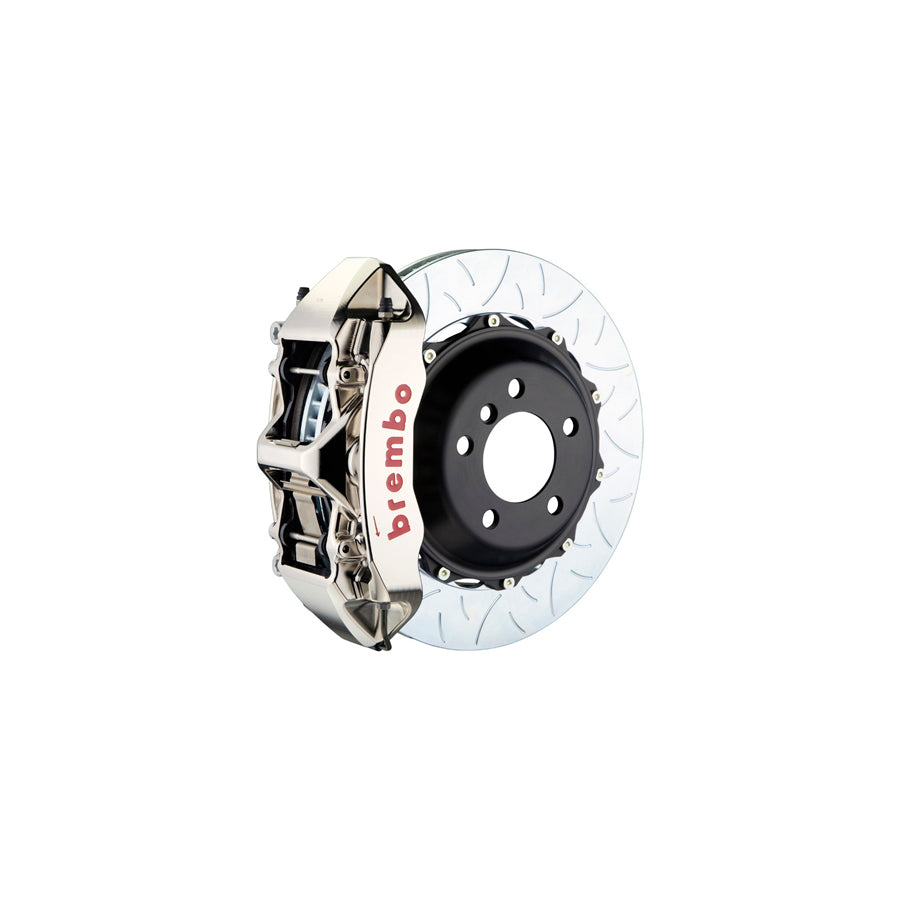 Brembo 1M3.8011AR Audi Front GT-R 6-Pistons Slotted Type-3 2-piece Big Brake Kit 355x32mm (Inc. A4, S4) | ML Performance US Car Parts