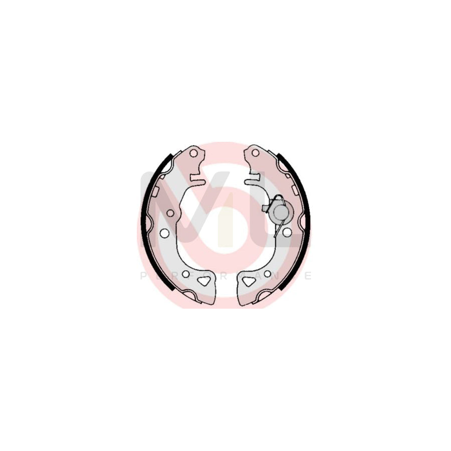BREMBO S 61 516 Brake Shoe Set with accessories | ML Performance Car Parts