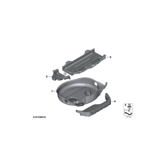 Genuine BMW 51477489867 G07 Storage Troug Luggage Trunk Floor (Inc. X7 30dX, X7 40iX & X7 M50dX) | ML Performance US Car Parts