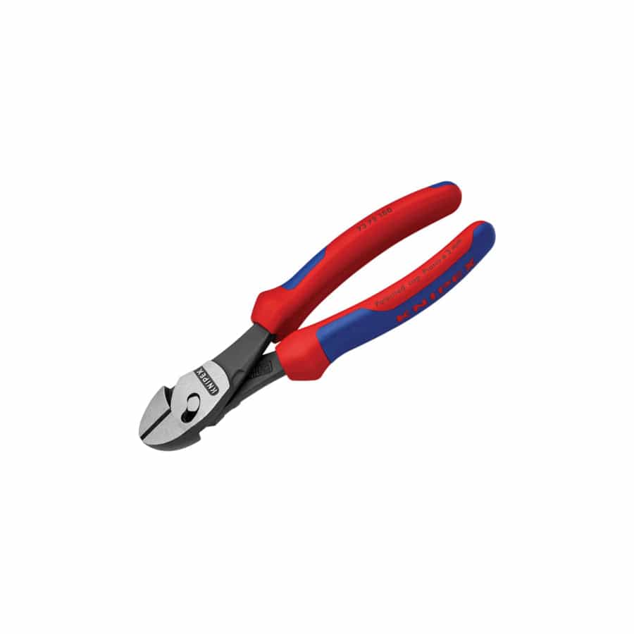 Knipex KPX7372180 TwinForce® Diagonal Cutters Multi-Component Grip 180mm