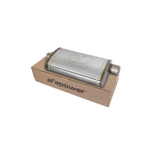  aFe 49M00016 3 IN ID Center/Offset x 11 IN W x 5 IN H x 22 IN L - Oval Body Muffler  | ML Performance US Car Parts