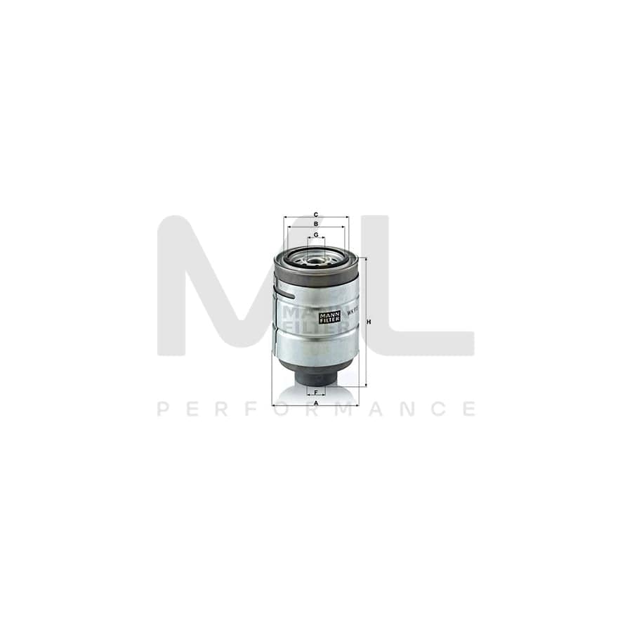 MANN-FILTER WK 918 x Fuel filter with seal