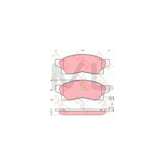 TRW Gdb1062 Brake Pad Set | ML Performance Car Parts
