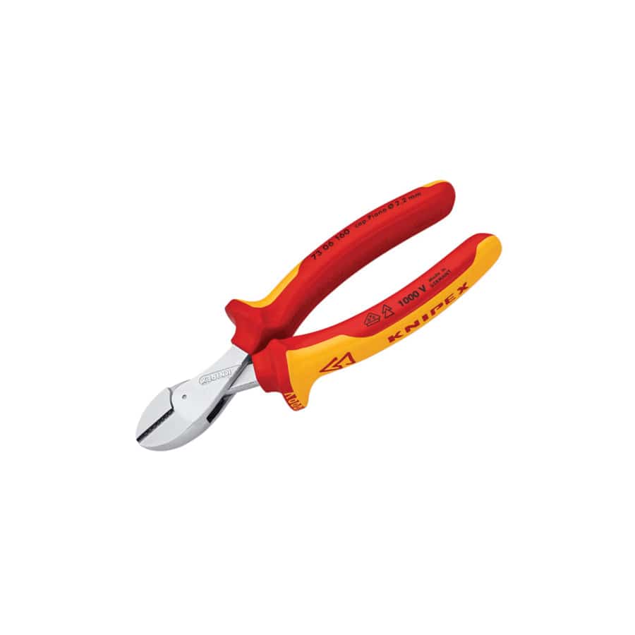 Knipex KPX7306160 VDE X-Cut Compact Diagonal Cutter 160mm