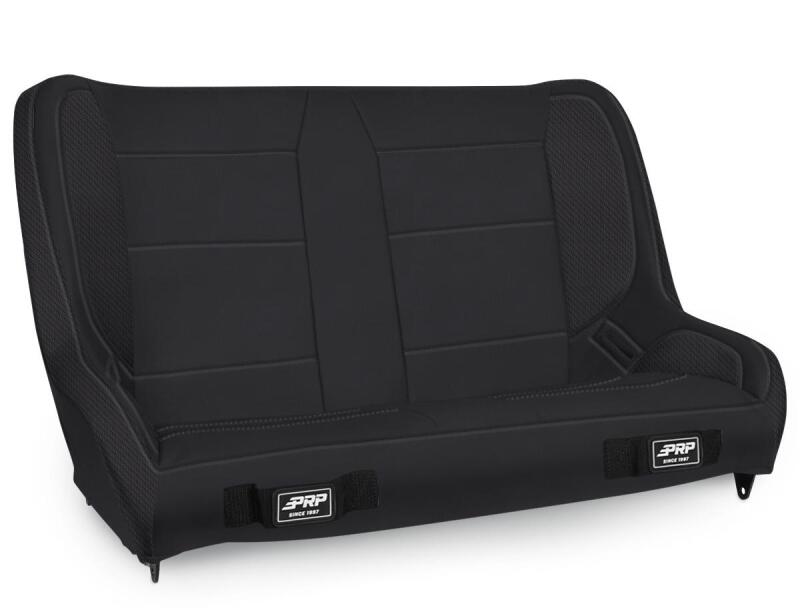 PRP Seats PRP Jeep Wrangler TJ/LJ/JK Elite Series Rear Bench- Black Vinyl
