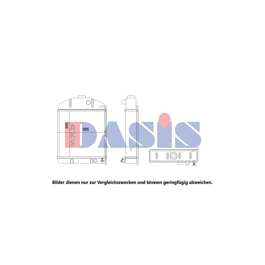 AKS Dasis 440782N Engine Radiator