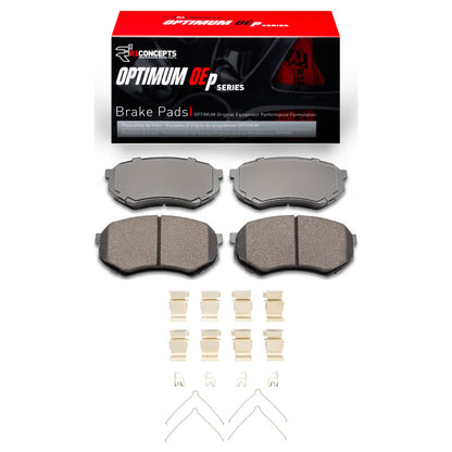 R1 Concepts R1 1995-2004 Toyota Tacoma Front R1 Optimum OE Pads & Hardware Kit