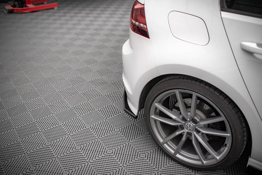 Maxton Design Volkswagen Golf R MK7 Rear Side Splitters V.3