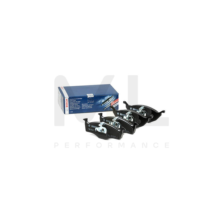 Bosch 0986424502 Brake Pad Set For Vw Lupo / Lupo 3L (6X1, 6E1) With Anti-Squeak Plate, With Piston Clip BP263 | ML Performance Car Parts