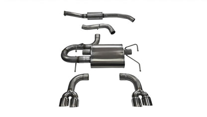CORSA Performance Corsa 2008-2014 Subaru Impreza Hatchback STI 2.5L Turbo Manual Polished Sport Cat-Back Exhaust
