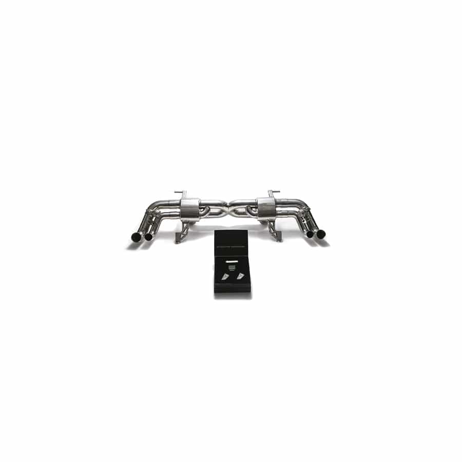 Armytrix AUR11S-DC15 Stainless Steel Valvetronic Exhaust System Dual Carbon Tips Audi R8 V10 MK1 Coupe | Spider 2009-2012
