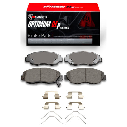 R1 Concepts R1 1996-2015 Acura EL Front R1 Optimum OE Pads & Hardware Kit