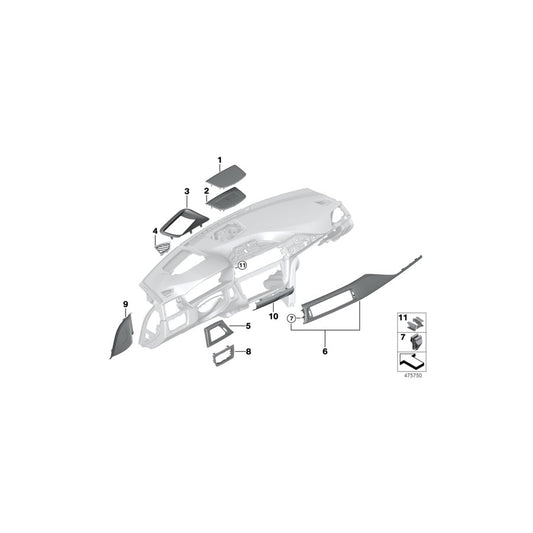 Genuine BMW 07149352988 F33 F80 Fixing Clamp, Cover (Inc. M4, 340iX & 330d) | ML Performance US Car Parts