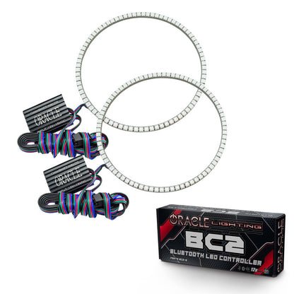 ORACLE Lighting Oracle Jeep Wrangler JL/JT LED Surface Mount Headlight Halo Kit - w/ BC1 Controller