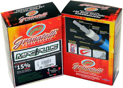 Granatelli Motor Sports Granatelli 10-14 Ford 6.2L (Incl. Raptor) Wire Set w/Inserts/Blk Hi-Temp Silicone Jacket