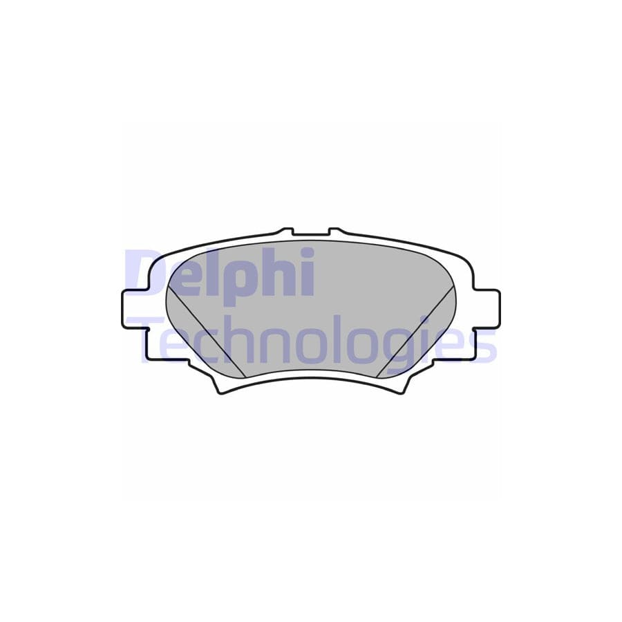 Delphi Lp2702 Brake Pad Set For Mazda 3