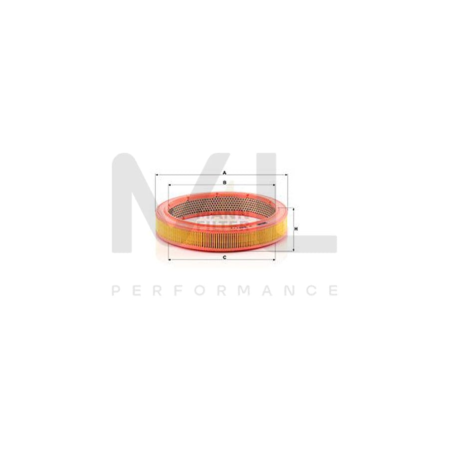 MANN-FILTER C 3051/1 Air Filter for VOLVO 340-360 Filter Insert