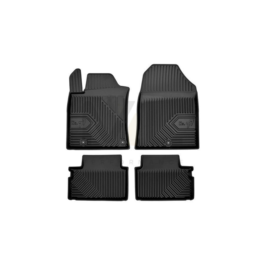 FROGUM Tailored 77407527 Floor mat set for KIA Ceed III Hatchback (CD) Elastomer, Front and Rear, Quantity: 4, Black, (LHD)
