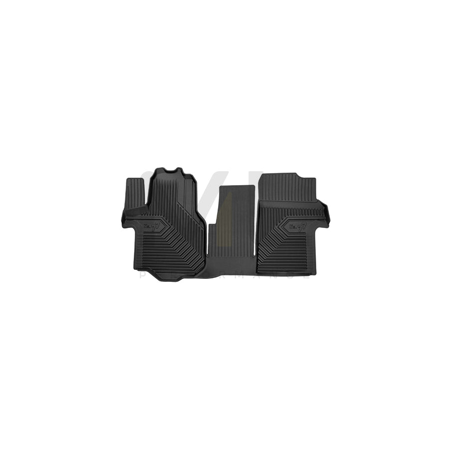 FROGUM Tailored, No.77 77409255 Floor mat set for VW CRAFTER Elastomer, Front, Quantity: 1, Black, (LHD)