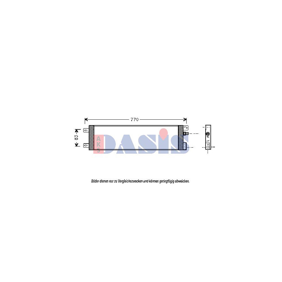AKS Dasis 523010N Air Conditioning Condenser