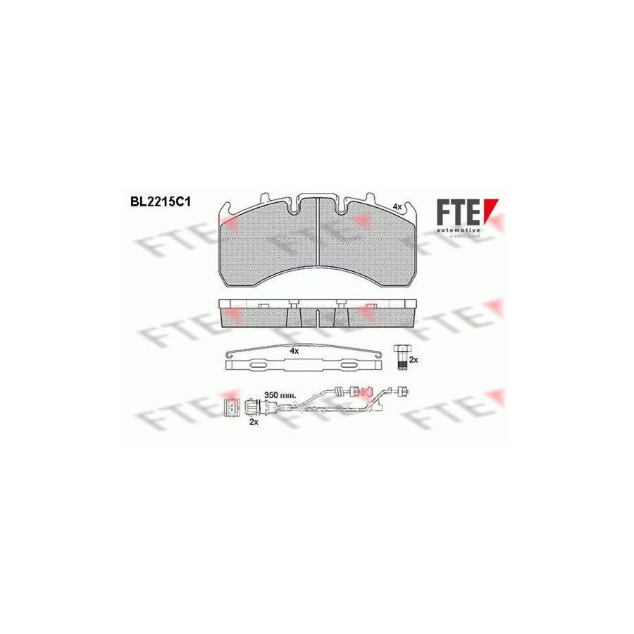 FTE Bl2215C1 Brake Pad Set