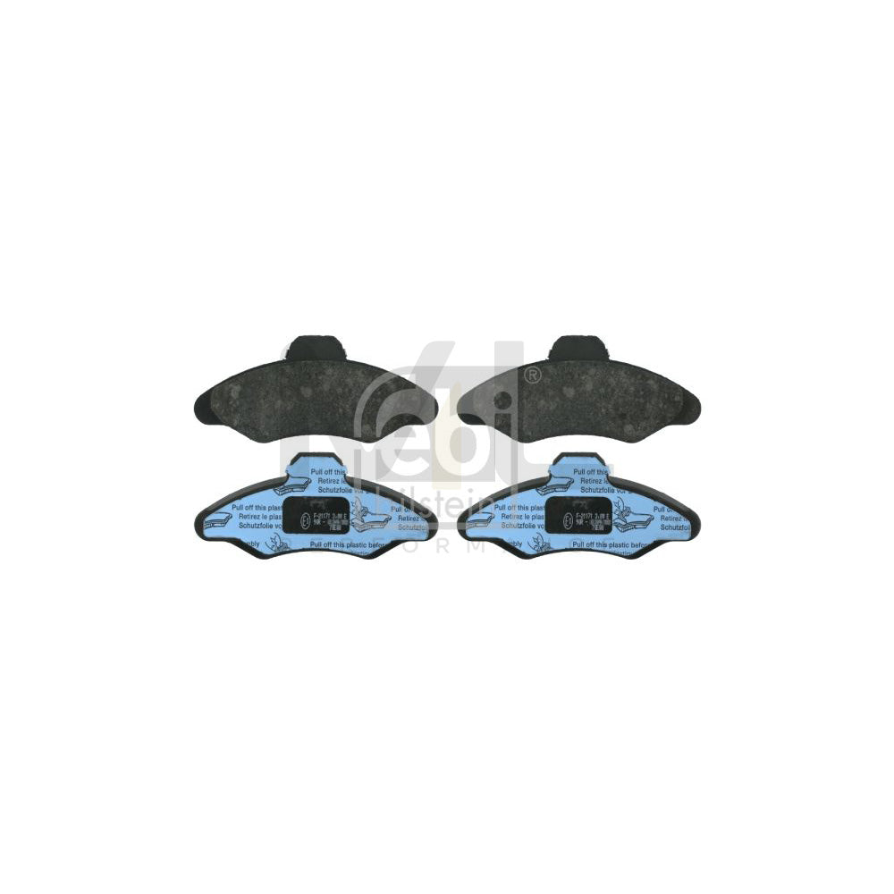 Febi Bilstein 16038 Brake Pad Set Front Axle, Excl. Wear Warning Contact