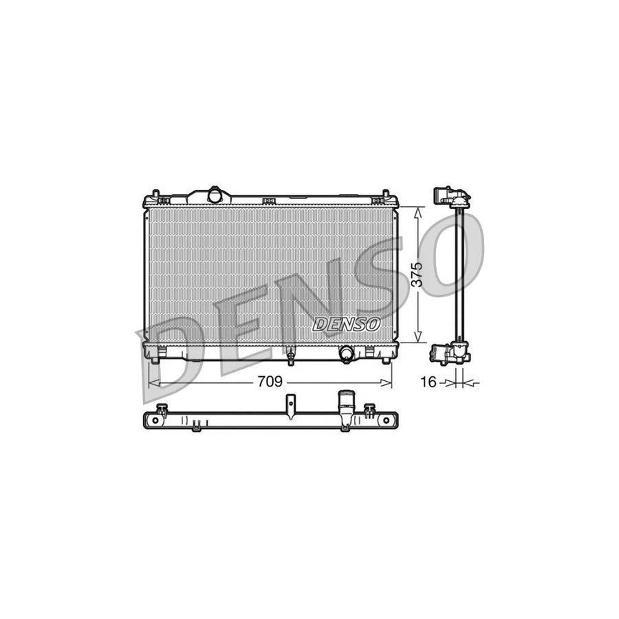 DENSO DRM51001 Engine Radiator for Lexus Is II Saloon (Xe20)