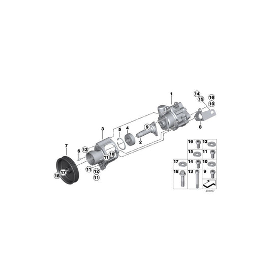 Genuine BMW 11007773390 Washer 7,0X16,0X2,2 (Inc. M6 GT3) | ML Performance US Car Parts