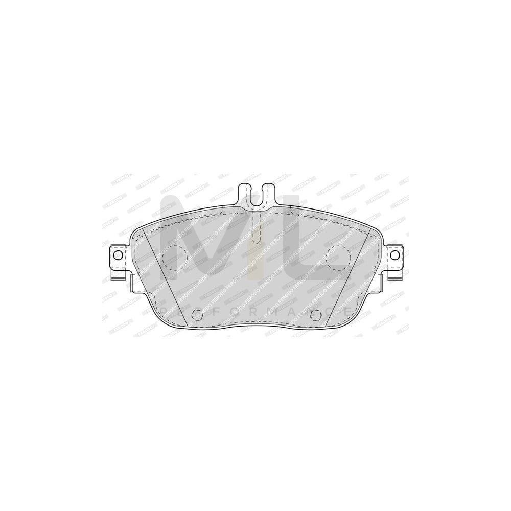 Ferodo Fdb4680 Brake Pad Set Premier Eco Friction, Not Prepared For Wear Indicator, With Accessories | ML Performance Car Parts