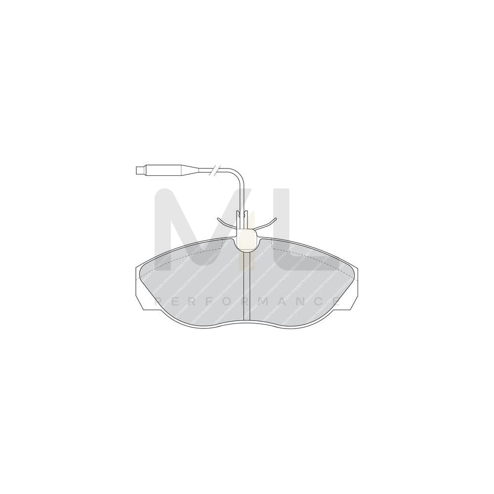 Ferodo Fsl669 Brake Pad Set Fuse+ Technology, Prepared For Wear Indicator | ML Performance Car Parts