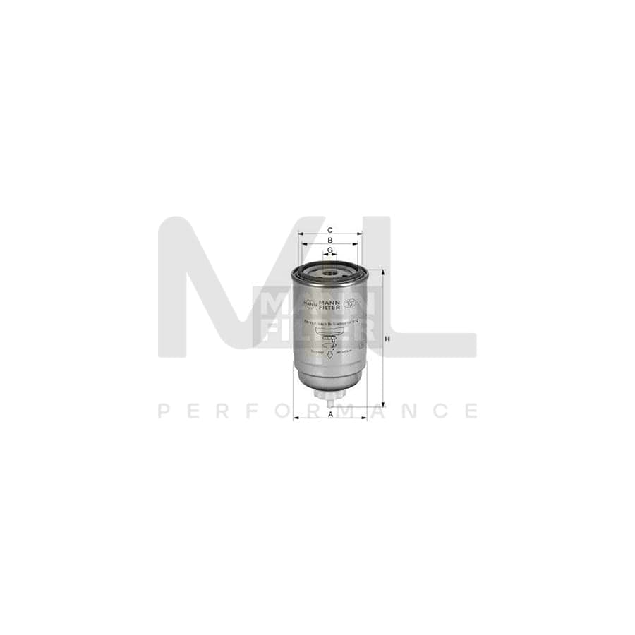 MANN-FILTER PL 9100 Fuel filter Spin-on Filter