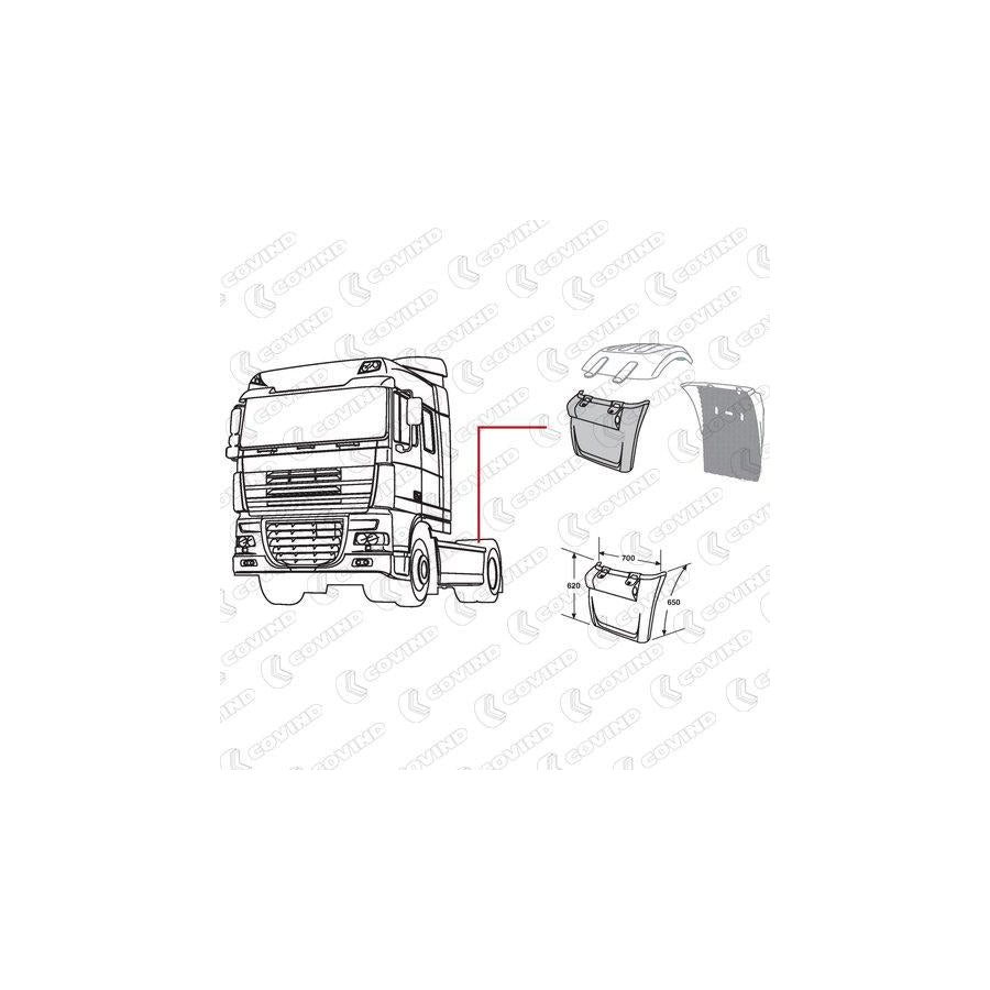 Covind Xf5/517 Wing Fender