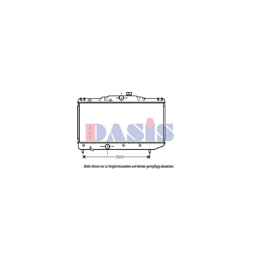 AKS Dasis 213640N Engine Radiator for Toyota Corolla VI Estate (E90)
