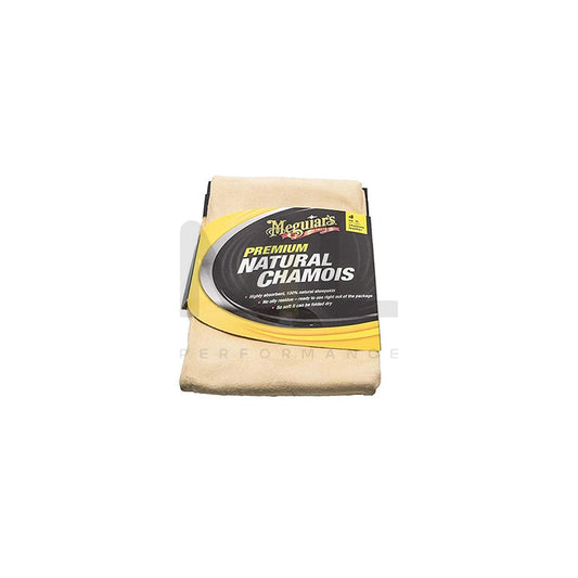 MEGUIARS PREMIUM, NATURAL CHAMOIS X2100 Chamois leather 25x16 cm