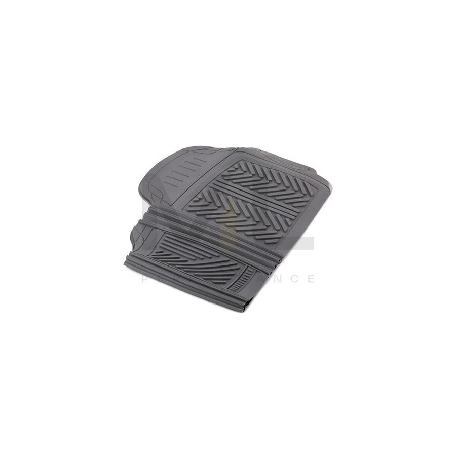 POLGUM Universal fit AH008TS Floor mat set Elastomer, Rear, Grey