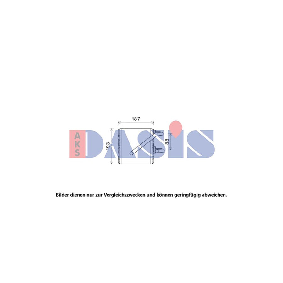 AKS Dasis 359001N Heater Matrix