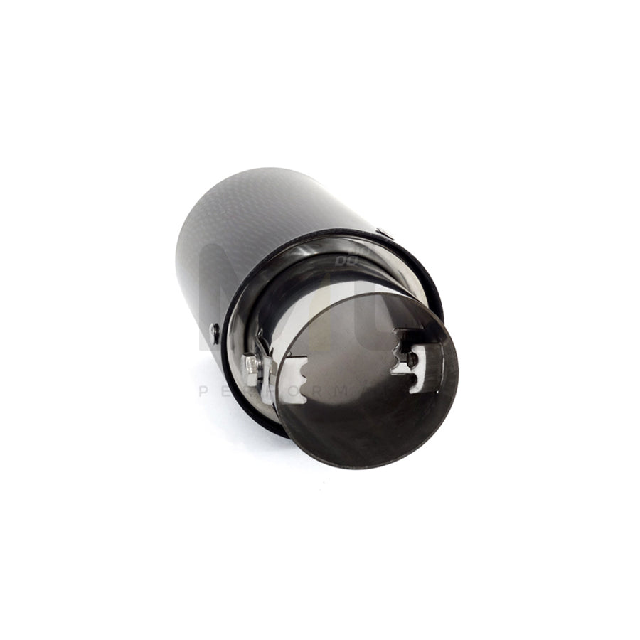 AMiO MT 016C 01316 Exhaust tip 76 mm, Black, Stainless Steel, 145mm, 57mm