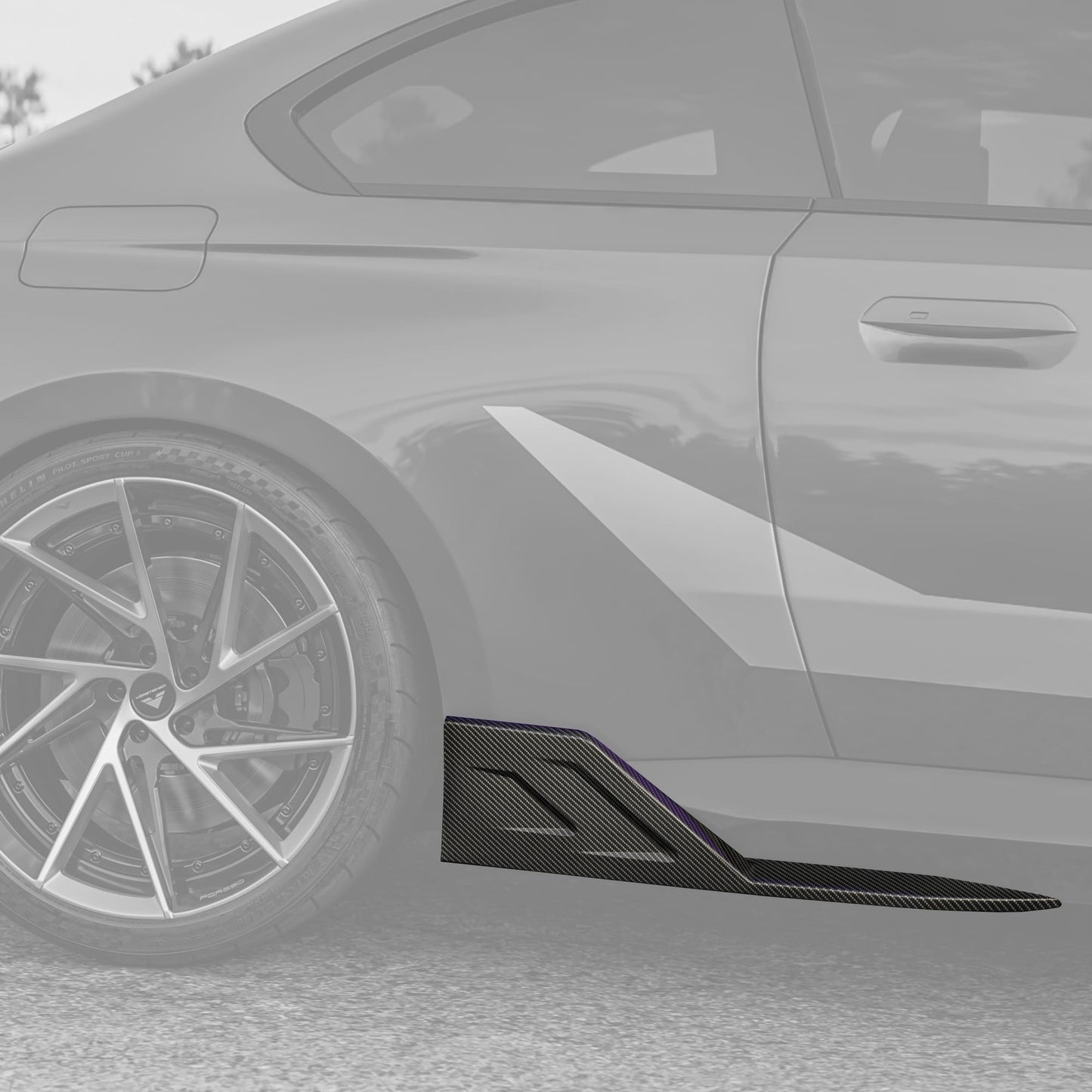 MANHART CARBON SIDE SKIRT BLADES FOR BMW G42 M240I