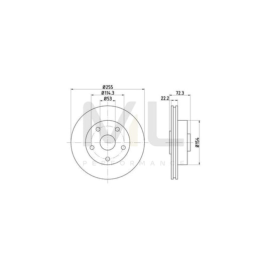 TEXTAR 92079100 Brake Disc for MAZDA 929 III Saloon (HC) Internally Vented, with wheel hub, without wheel studs | ML Performance Car Parts