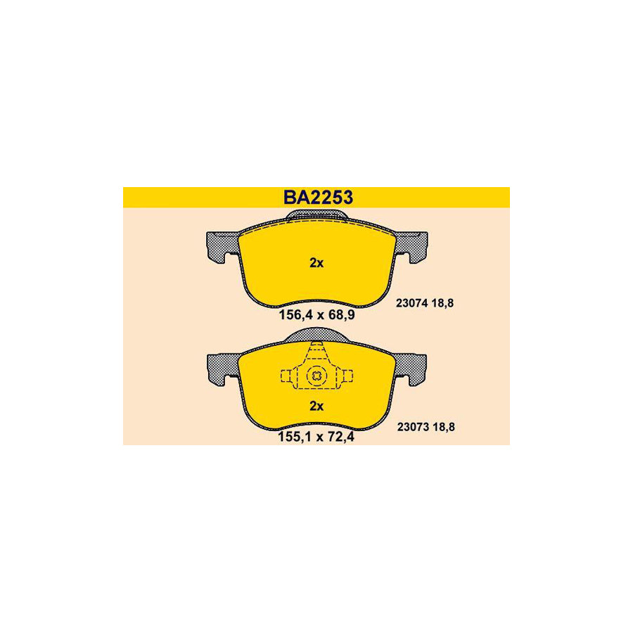 Barum Ba2253 Brake Pad Set