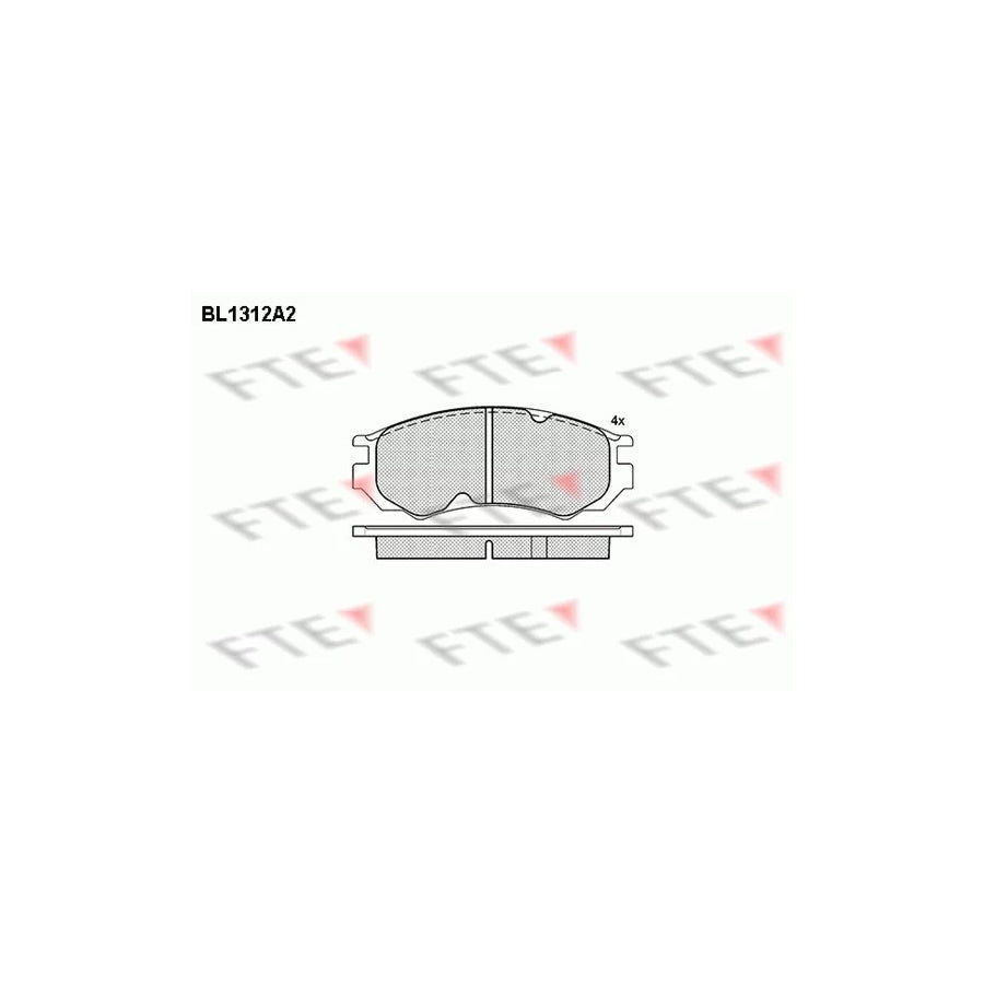 FTE Bl1312A2 Brake Pad Set